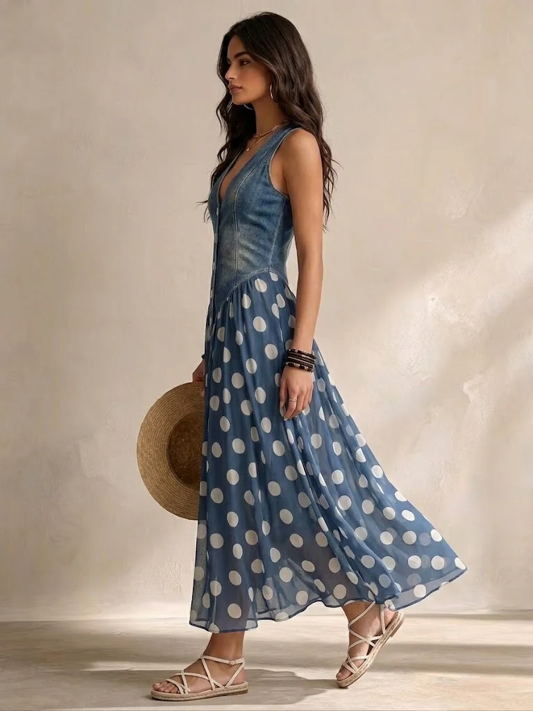 VALENTINA - Jeans e pois · Scollo a V