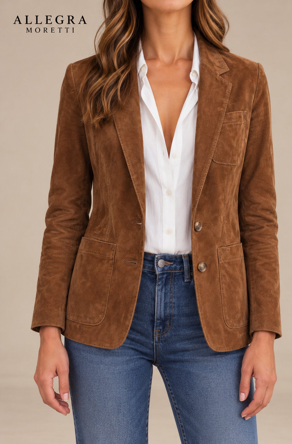 Aurora | Blazer Vintage Marrone
