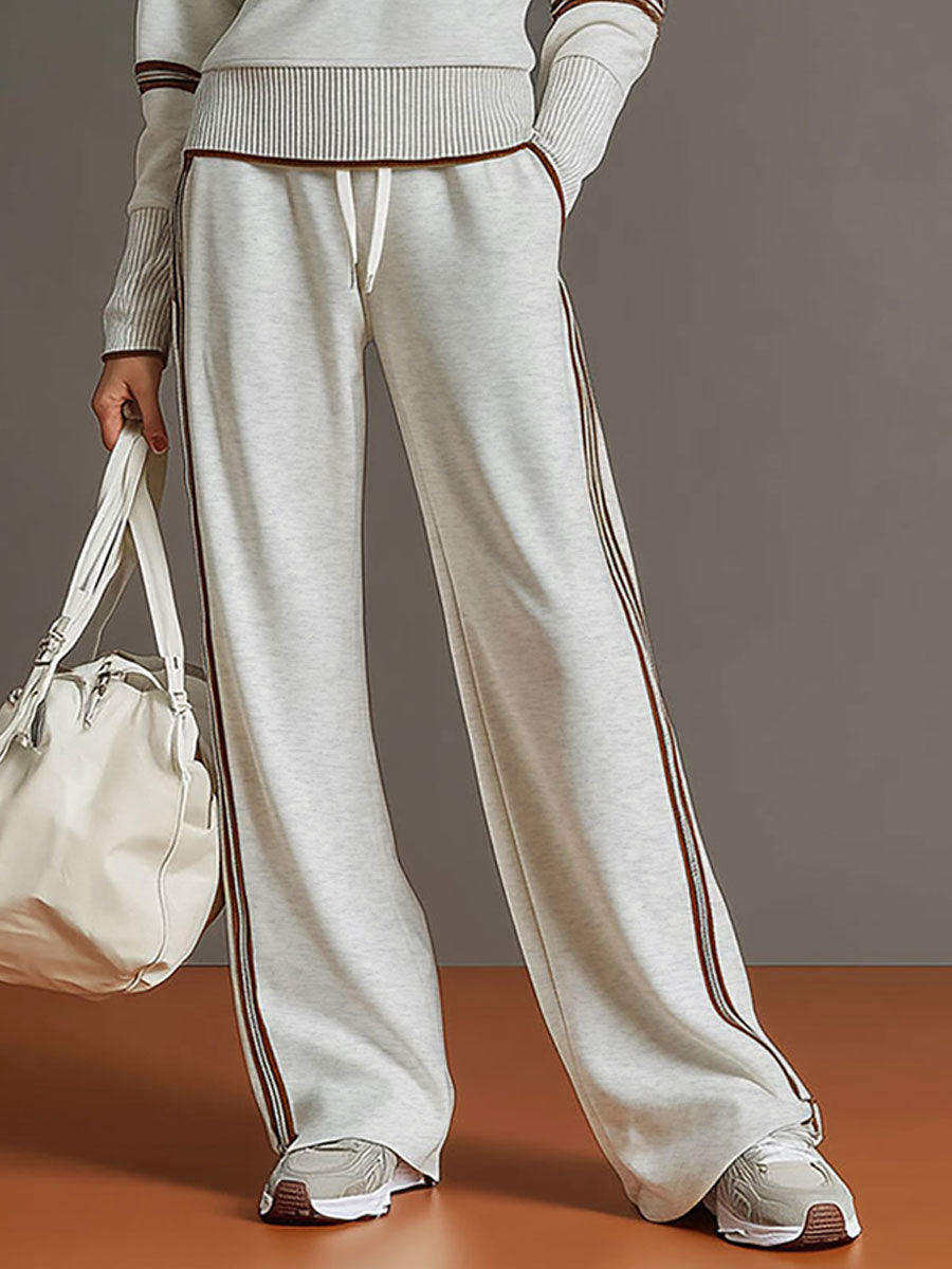 Teresa: Completo due pezzi da donna con felpa mezza zip