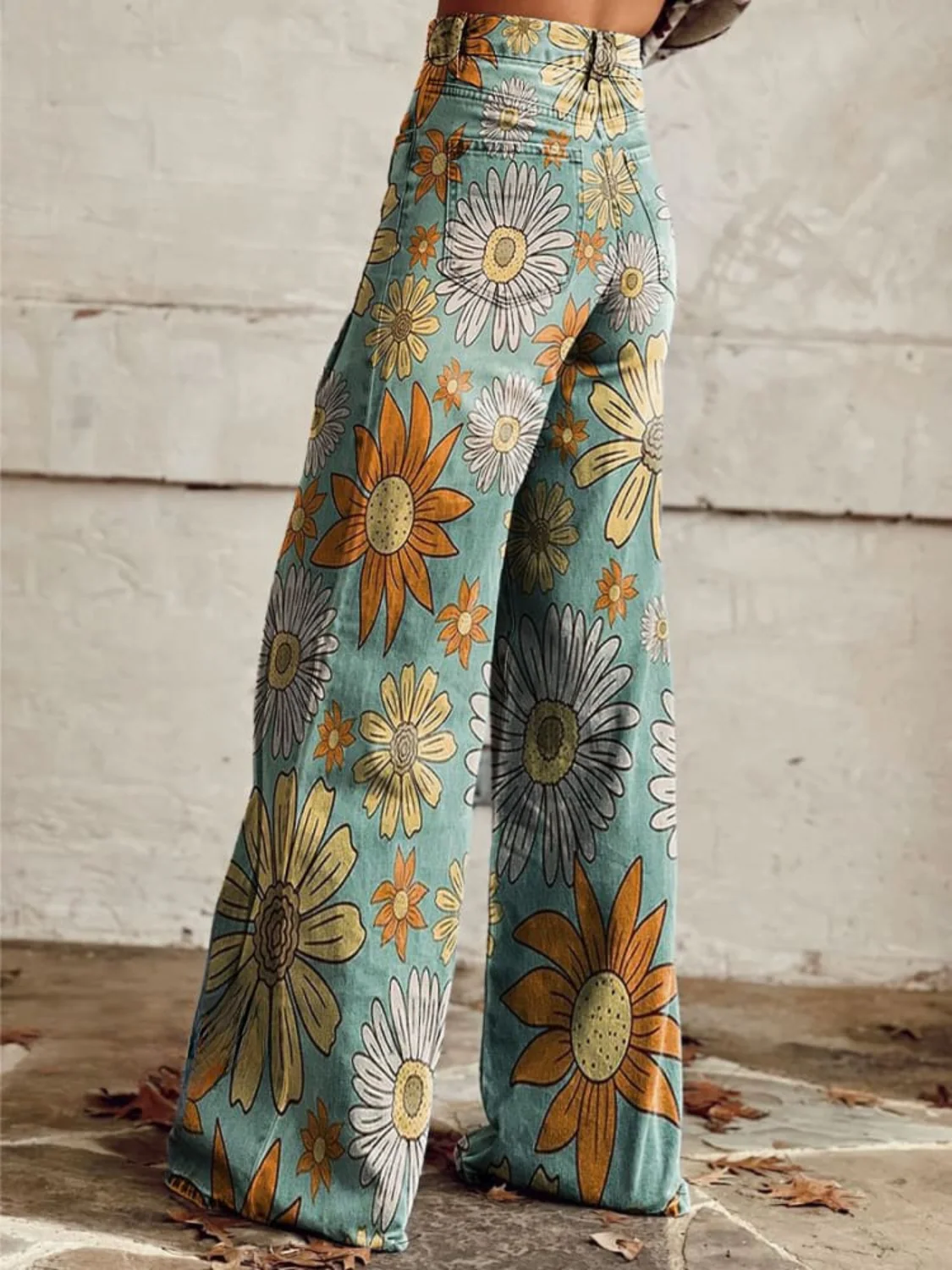 Léna - Pantaloni ampi floreali