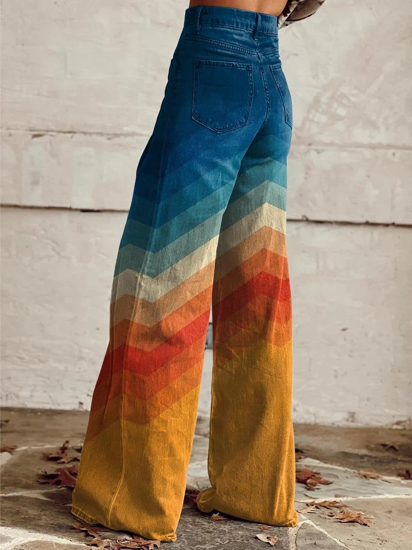 Léna - Pantaloni ampi floreali