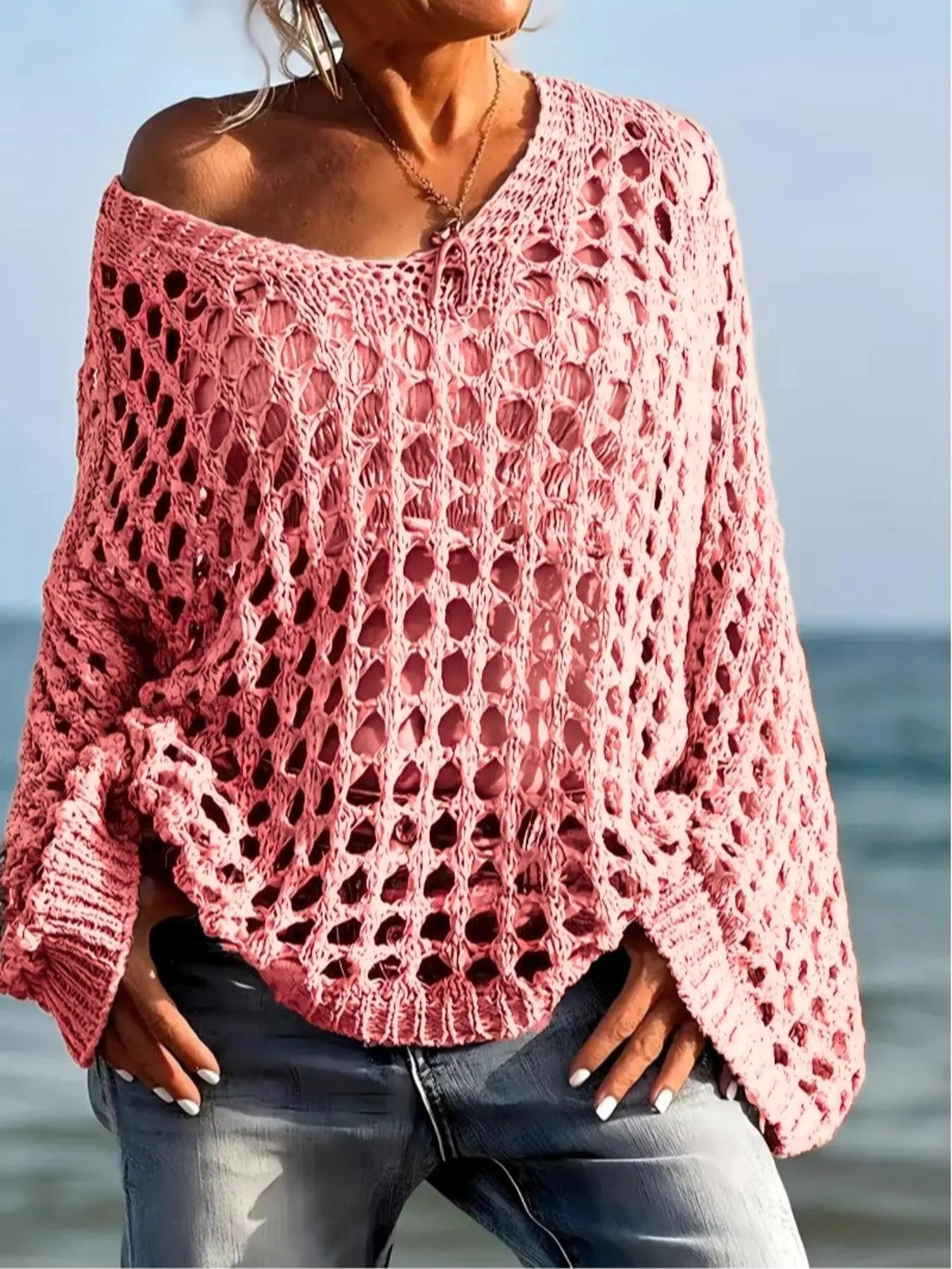 Maglione all'uncinetto Solvane
