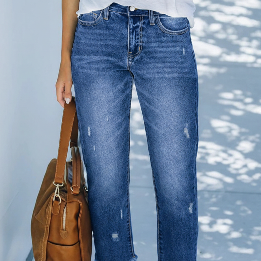 Lola · Jeans dritti corti retrò da donna