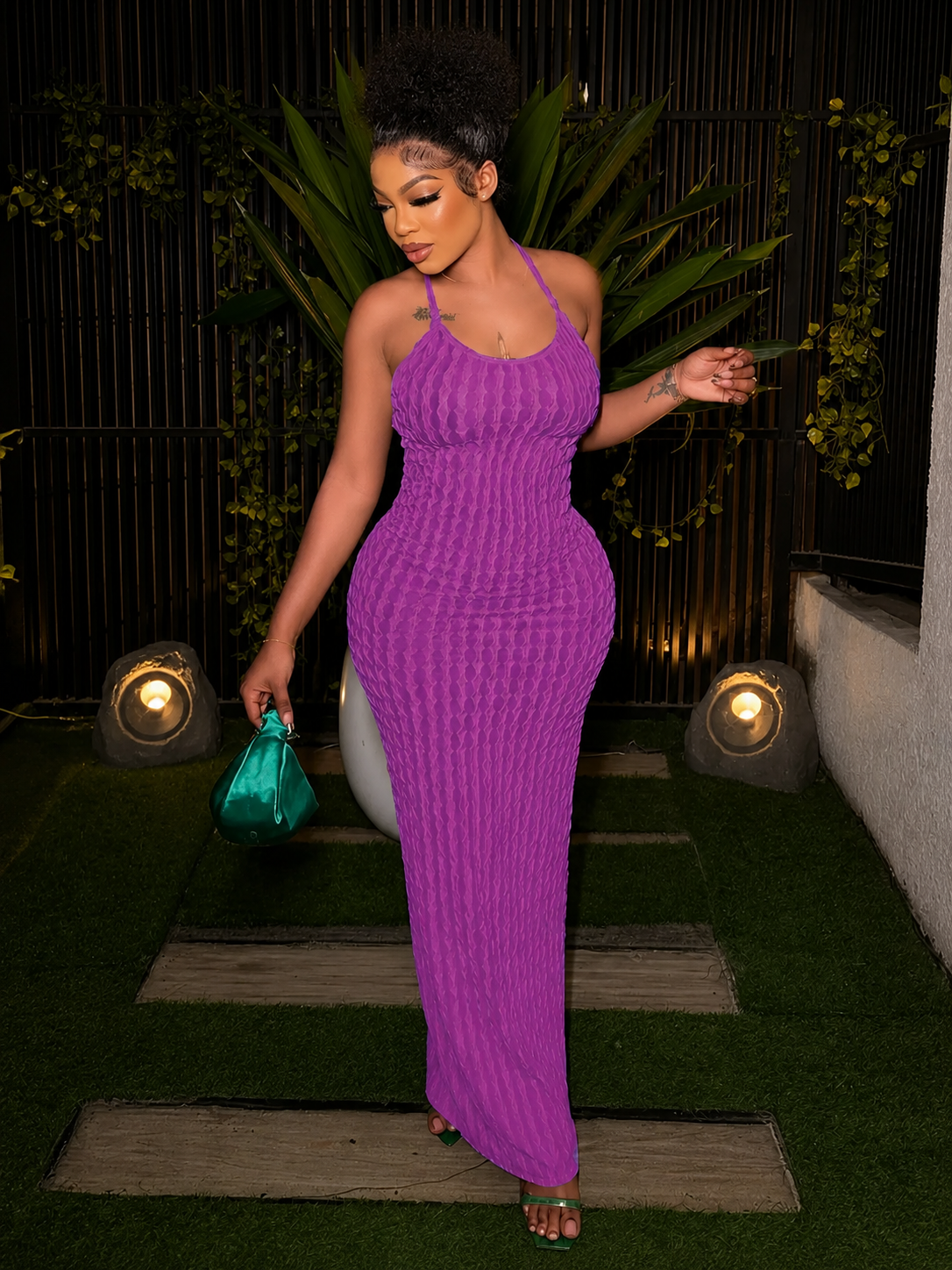 Abito Maxi Contour Selene