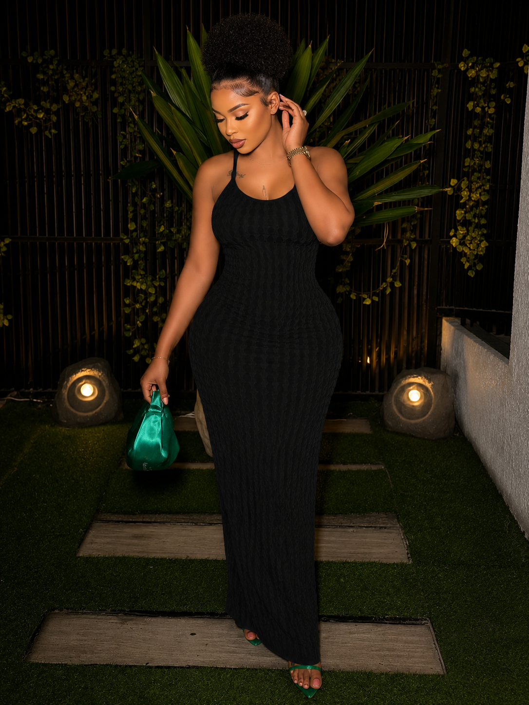 Abito Maxi Contour Selene