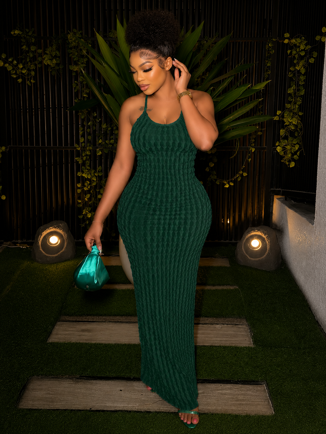 Abito Maxi Contour Selene